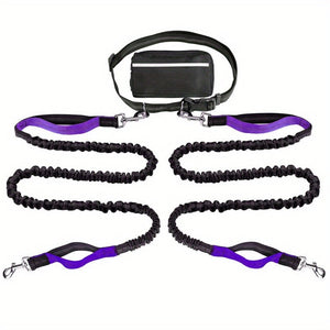 FreePace Leash - Waist Belt Dog Lead with Carry Pouch