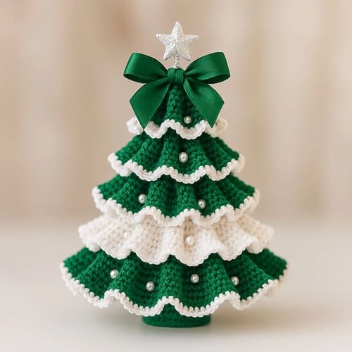 TwinkleStitch – Handmade Crochet Holiday Tree Set