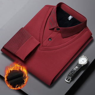 UrbanEdge - Men’s Lapel Knit Shirt Set – Modern Casual Perfection