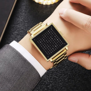 LexoTime - Unisex Textual Watch