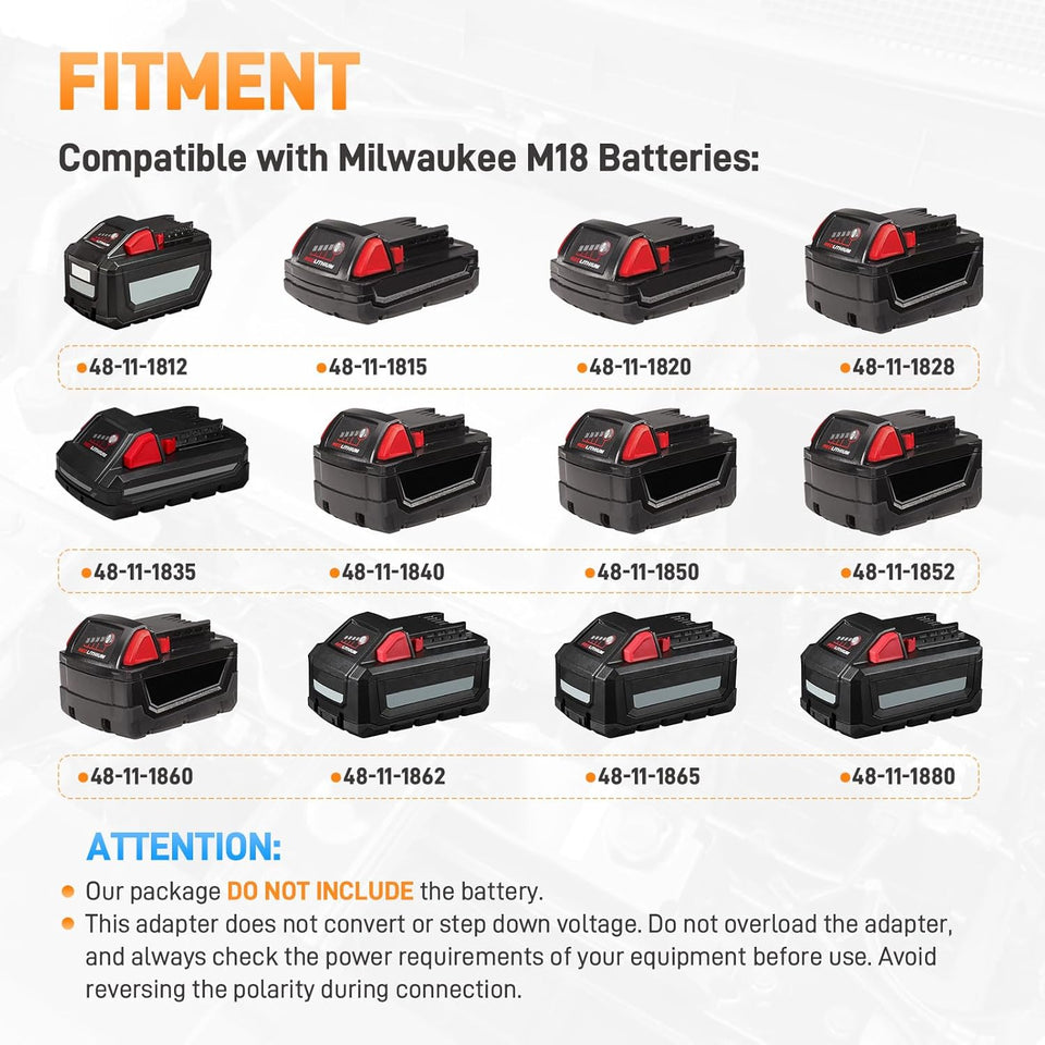 PowerStart – Car Jumper Cables with Battery Adapter
