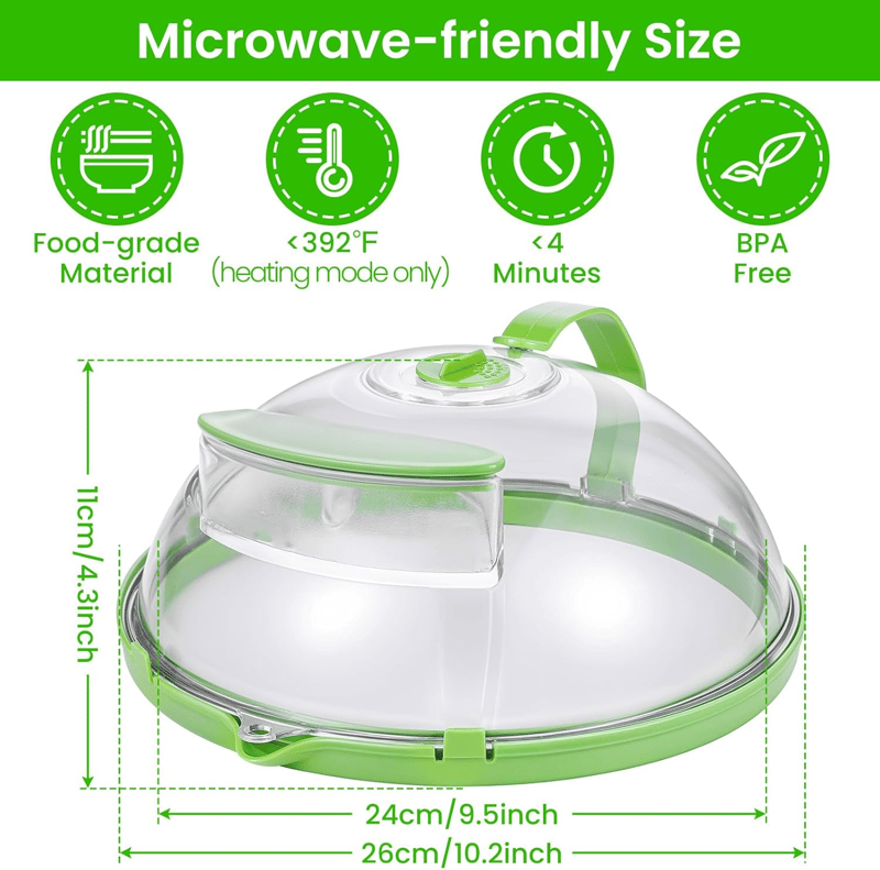 HeatMate - Multi-Functional Microwave Food Cover