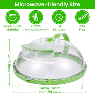 HeatMate - Multi-Functional Microwave Food Cover