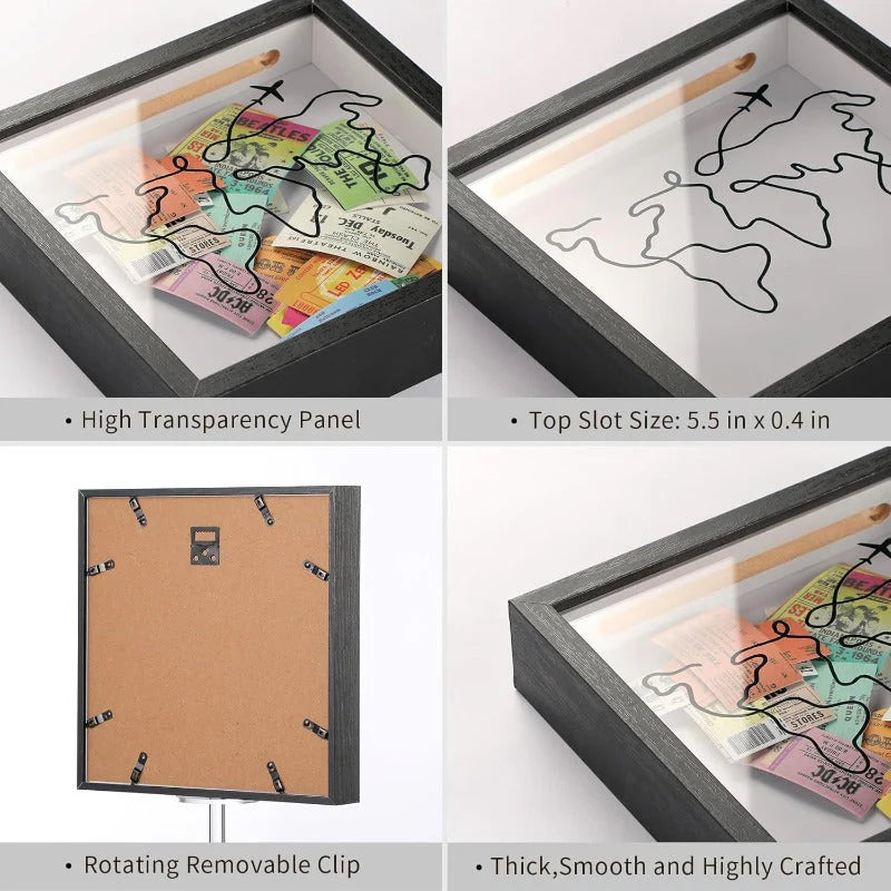 MemoryVault – Travel Memory Shadow Box