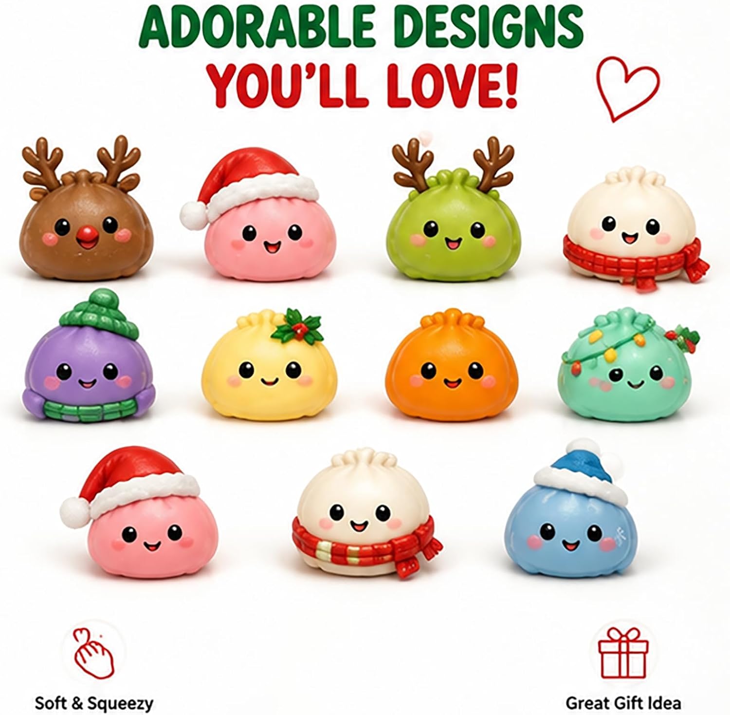 SquishMagic – Collectible Christmas 24-Day Squishy Collection
