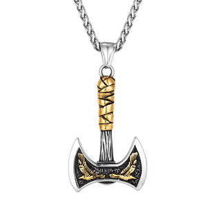 AxeValor – Elegant Norse Axe Necklace