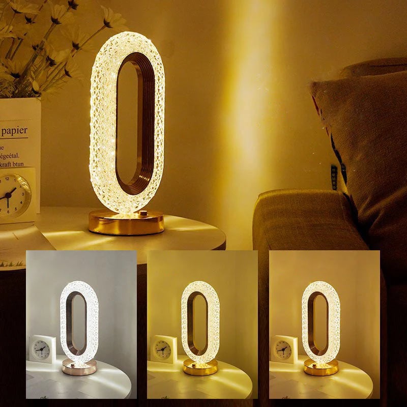 LumiCrystal – Rechargeable LED Night Lamp