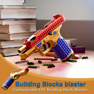 Tactical DIY Building Block Handle Set, Build-Your-Own Multiplayer Strategy Toy for Outdoor Team Activities, Creative Festival Gift