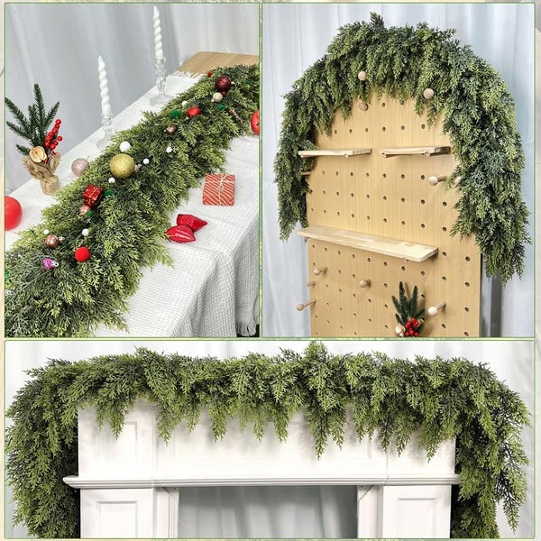 EverCedar – Realistic Winter Garland