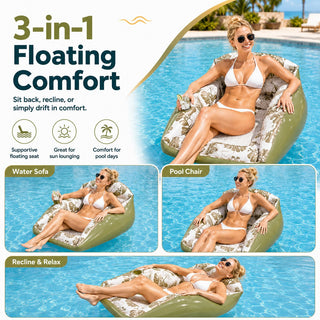AquaLounge - Luxury Inflatable Pool Sofa
