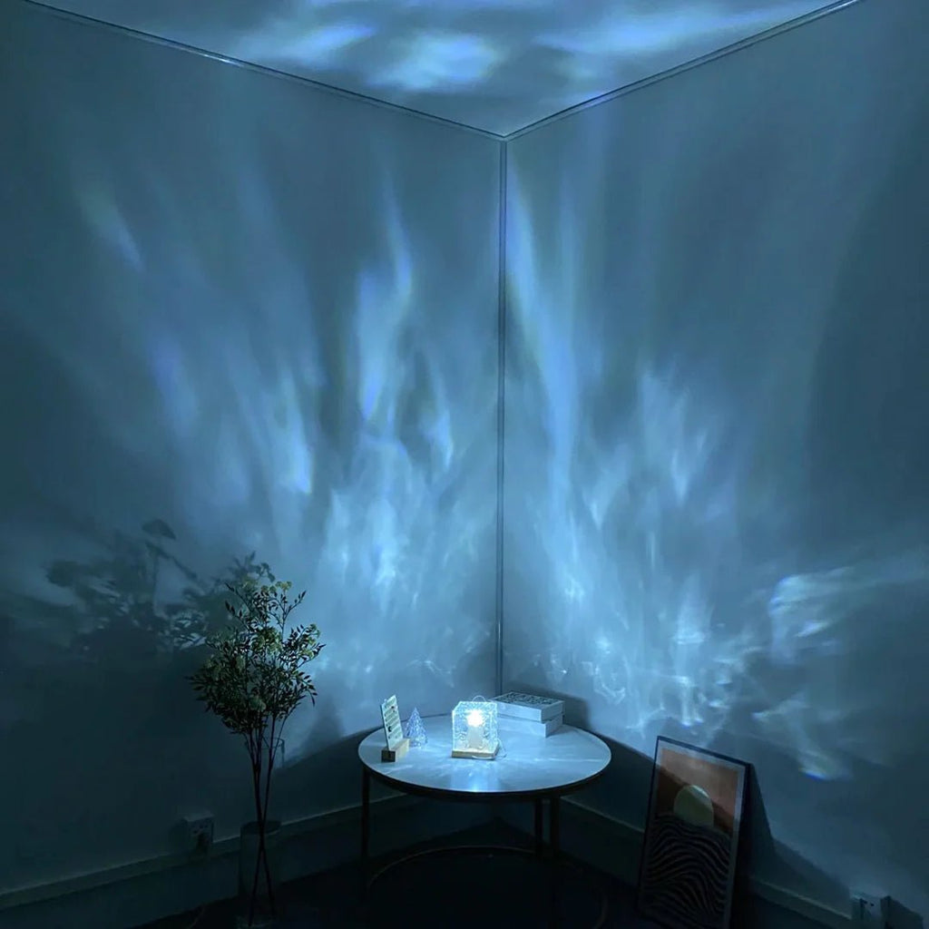 OceanGlow – Water Wave Ambient Lamp
