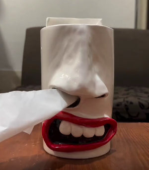 HappyFace - Handmade Funny Tissue Box