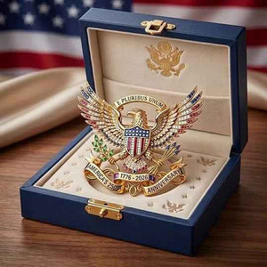 IndependenceCrest – Patriotic Eagle Anniversary Pin