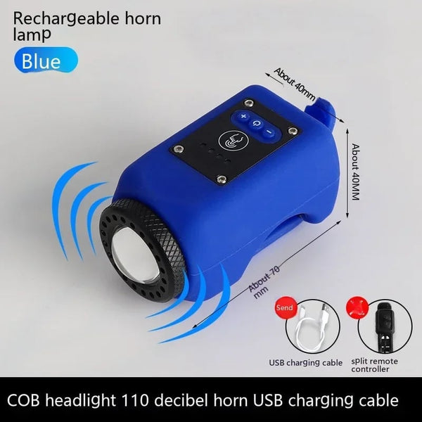 CycleBeep - Rechargeable LED Bike Horn & Light