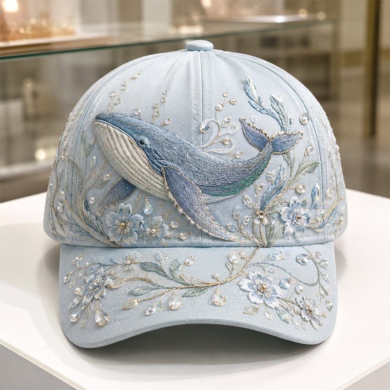 OceanVista – Premium 3D Embroidered Marine Life Cap