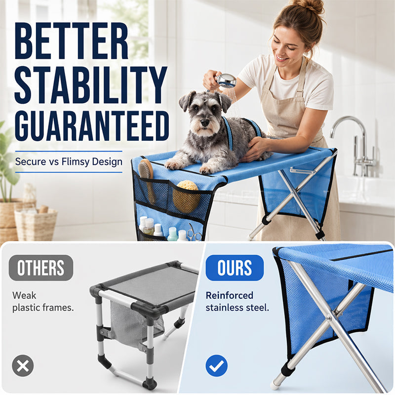 PawPro – 2-in-1 Foldable Pet Grooming Table