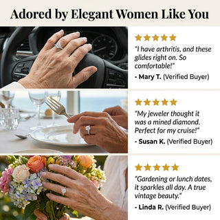 EverBloom – Timeless Moissanite Comfort Ring