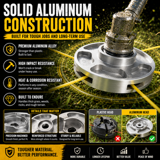 IronEdge – Heavy Duty Aluminum Trimmer Head