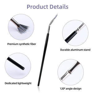 LashCraft - Folding Angle Scalloped Lash Brush
