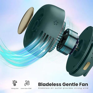 BreezeMute – Portable Silent Bladeless Mini Fan