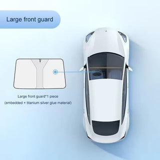 Titanium silver thickened Car Windshield Sun Shade