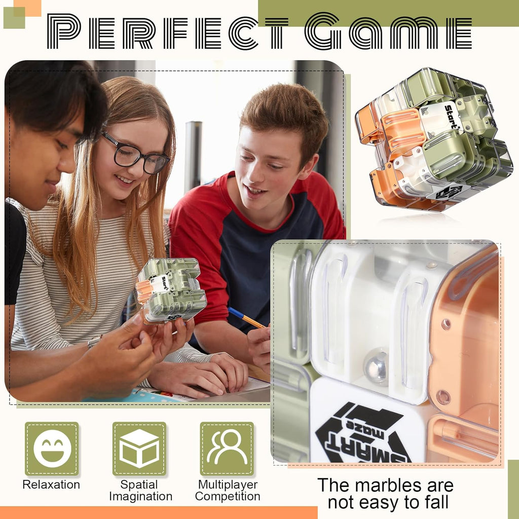 ZenSpin - Stress-Relief Maze Cube