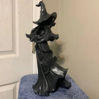 Enchanted Witch Resin LED Lantern marnetic