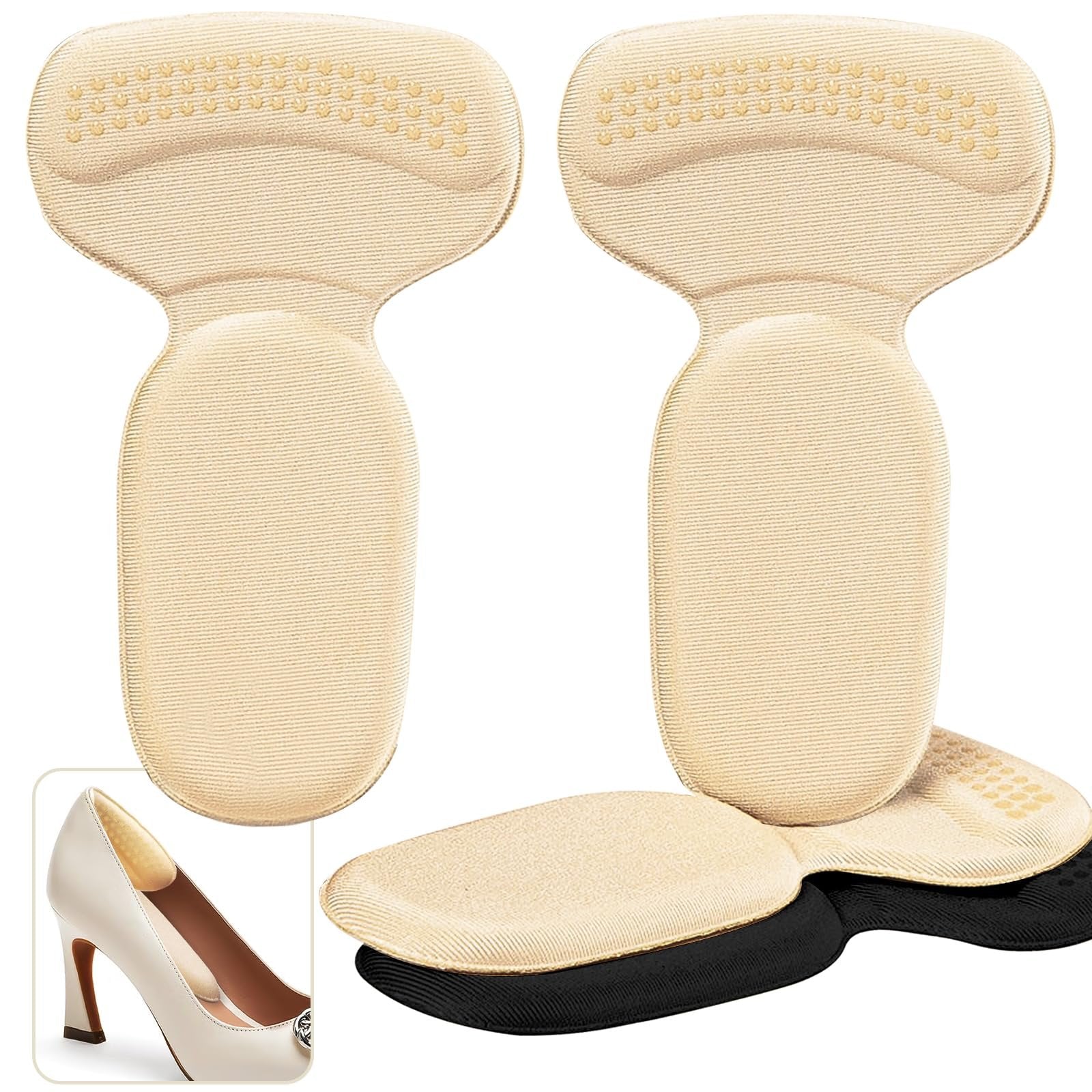 StepEase – ComfortGrip Heel Cushion Pads