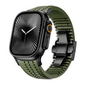 Green with black buckle