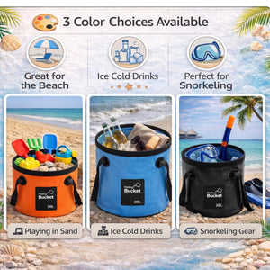 AquaFold – Portable Foldable Outdoor Water Bucket