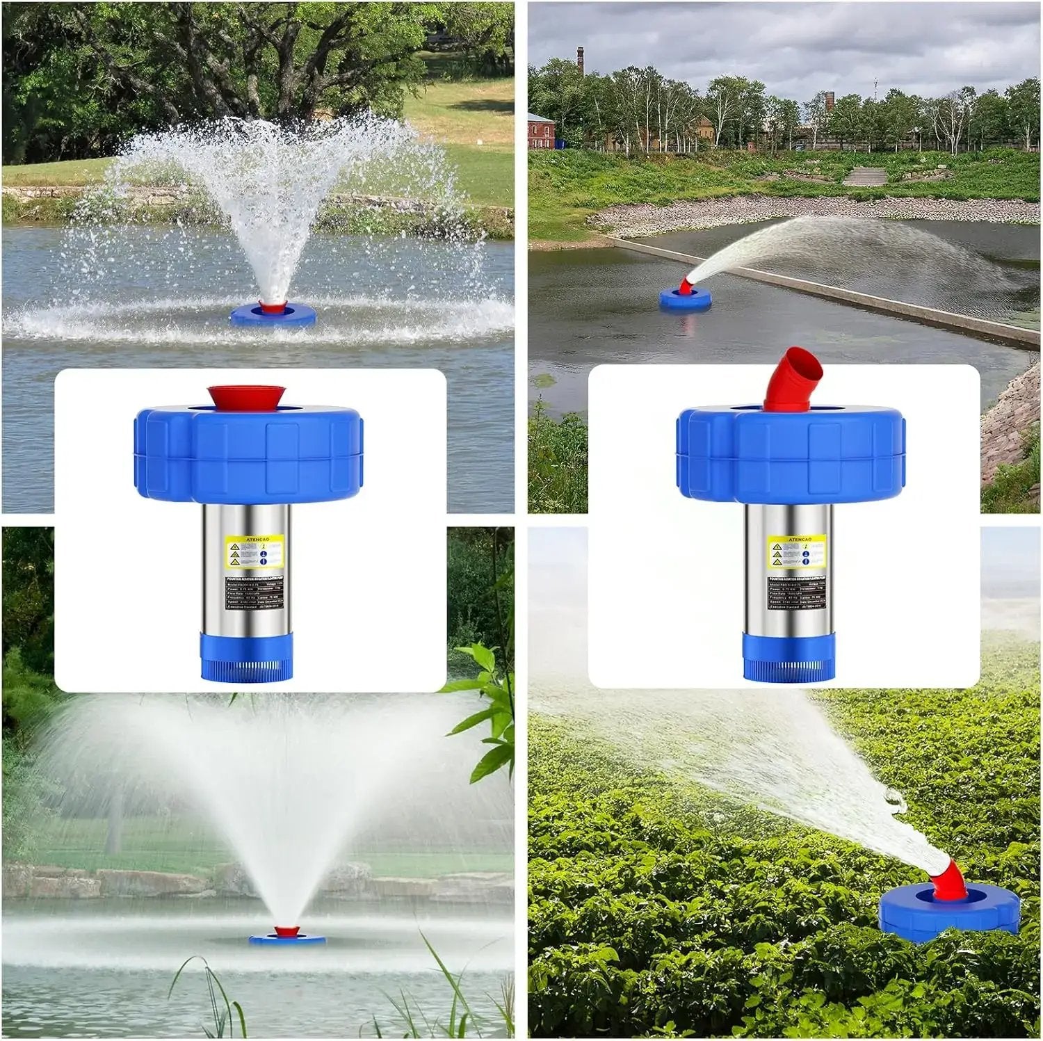 AquaFlow – 1HP High-Performance Pond Aerating Fountain