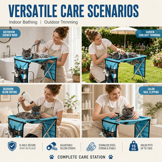 PawPro – 2-in-1 Foldable Pet Grooming Table