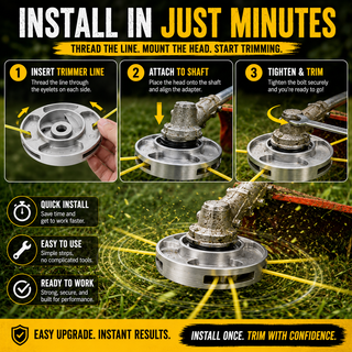 IronEdge – Heavy Duty Aluminum Trimmer Head