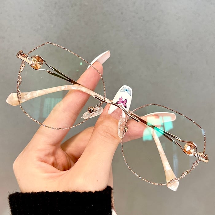 CrystalView – Diamond Rimless Anti-Blue Light Reading Glasses