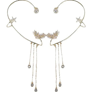 LumiStar – Shimmering Tassel Earrings