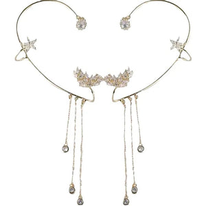 LumiStar – Shimmering Tassel Earrings