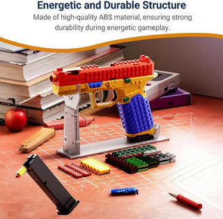 Tactical DIY Building Block Handle Set, Build-Your-Own Multiplayer Strategy Toy for Outdoor Team Activities, Creative Festival Gift