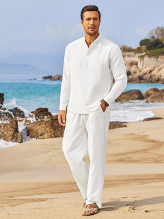 VivaStyle – Comfortable Casual Two-Piece Suit for Men