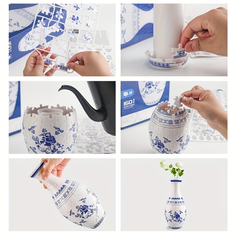 DecorSculpt - The Artful 3D Puzzle Vase