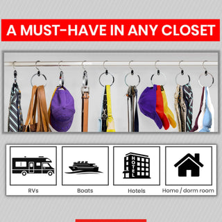 SpaceSaver – Versatile Multipurpose Closet Hanger