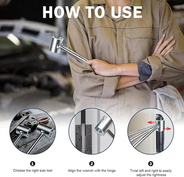 HingeMate – Gap Adjusting Tool for Perfect Door Fit