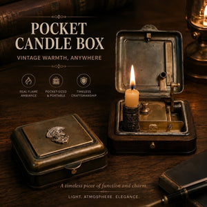 HeritageGlow – 19th Century Mechanical Candle Box