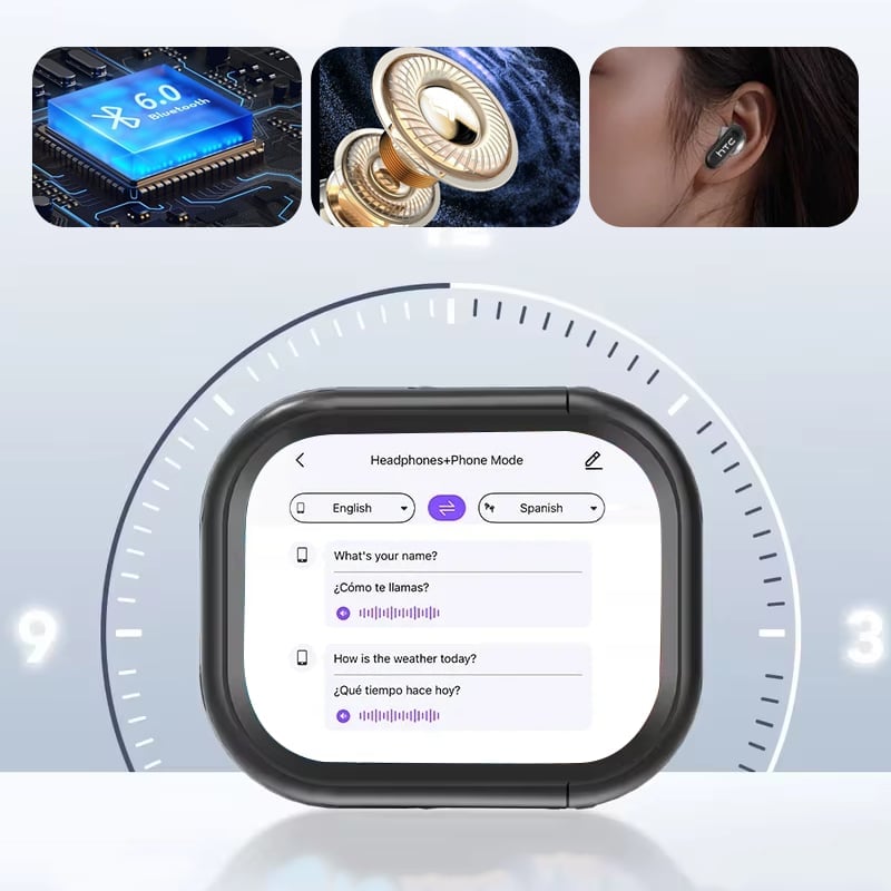 LingoBuds - AI Earbuds with Smart Display