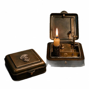 HeritageGlow – 19th Century Mechanical Candle Box