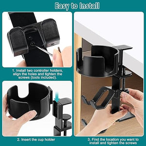 FlexiDock  | 3-in-1 Rotating Desk Storage Solution