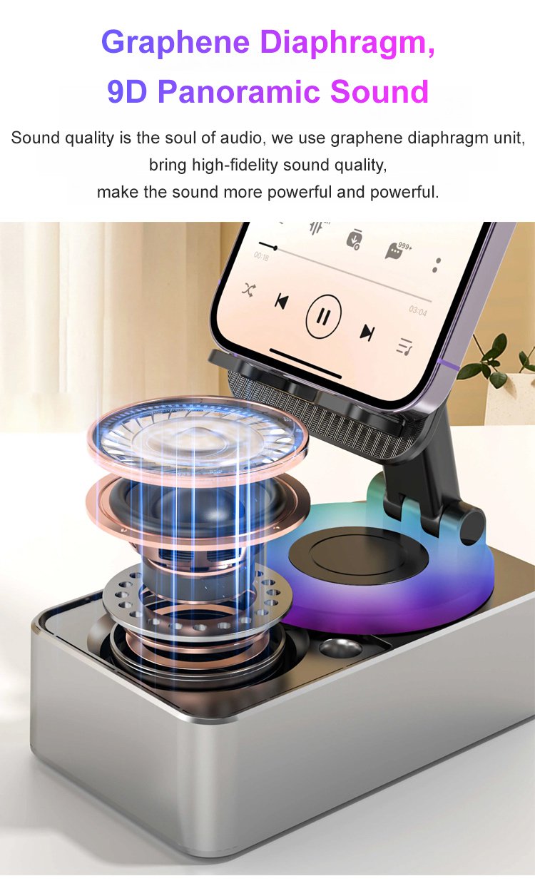 SoundDock – Bluetooth Audio Power Phone Holder