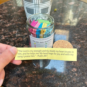 FaithfulWords - Inspirational Bible Verses Jar