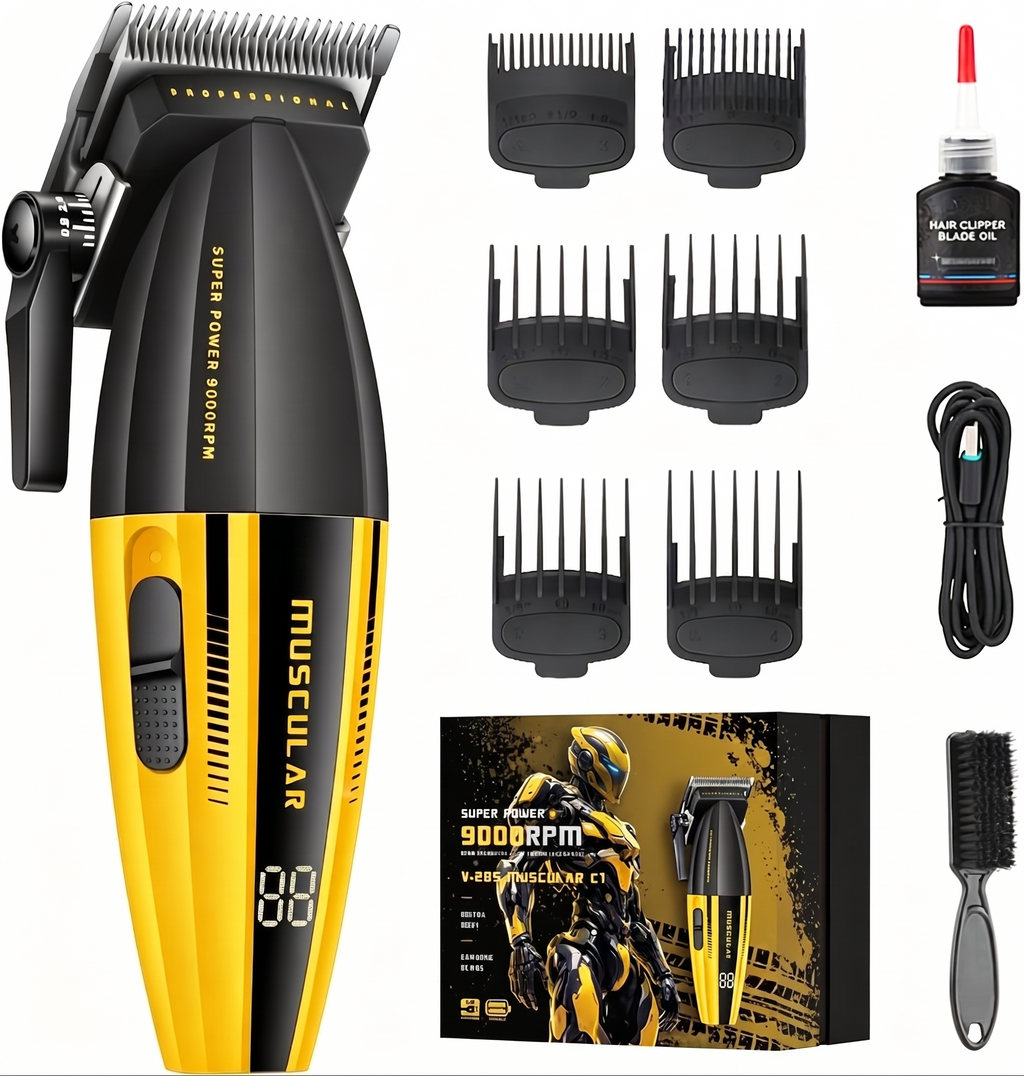 MUSCULAR Barber Kit – The Ultimate Professional Hair Cutting Set for Barbers & Home Use