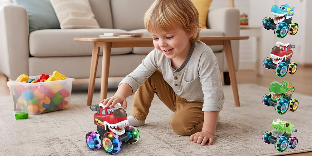 GlowRampage - Big Foot Monster Car – Roll Fast, Shine Bright