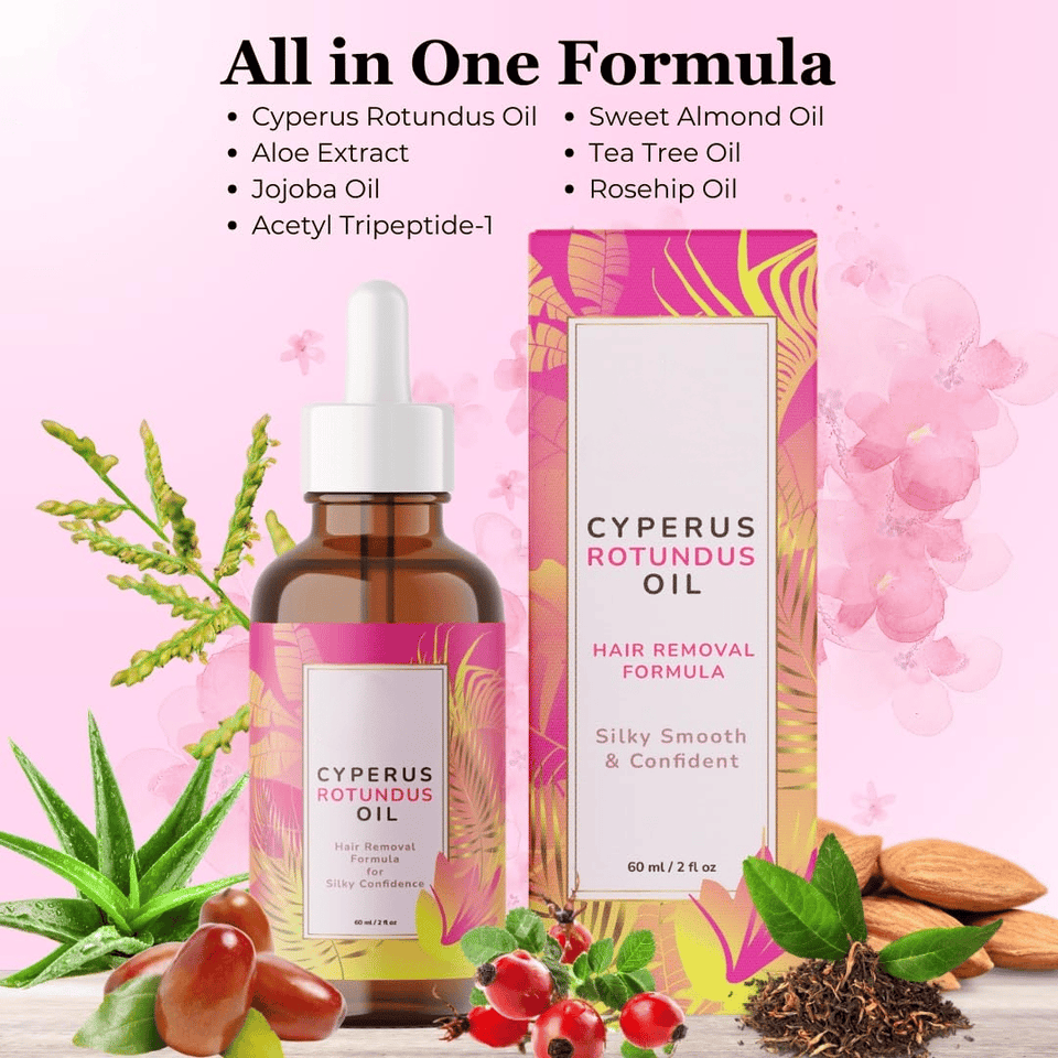 BareBloom – Gentle Hair Removal Essential Oil